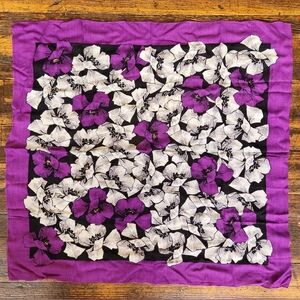 [SOLD]Vtg Tropical Floral Scarf